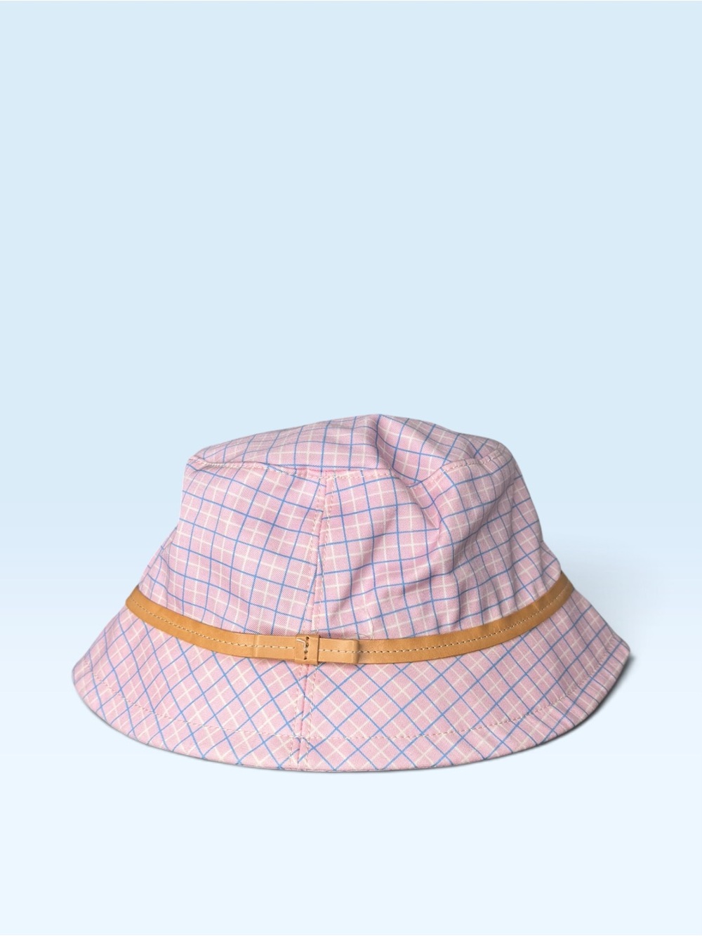 Coach Tattersall Pink Bucket Hat